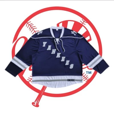 DANBURY MINT 2025 New York Yankees Hockey Jersey SGA 4/25/25 Stadium PRESALE (XL) NY