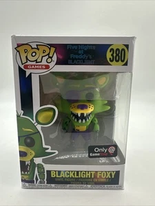 Funko Pop Games Five Nights at Freddy's FNAF Blacklight Foxy #380 - Imagen 1 de 6