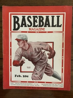 1930 Baseball Magazine Walter Johnson Lou Gehrig - Image 1 of 4