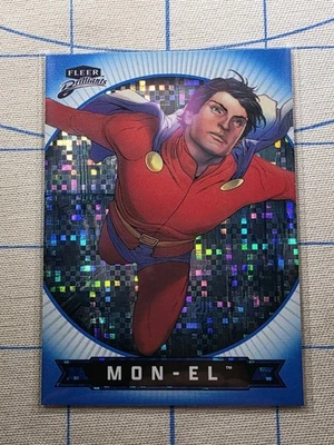 Fleer Brilliants 超人 - Mon-El #31 蓝色 X 射线平行 391/999 - 直流卡 — 第 1/4 张图片