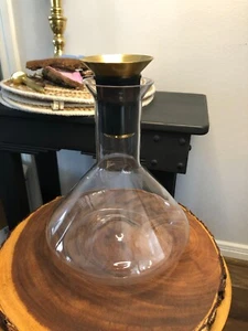 RBT by Rabbit® Wine Decanter in Brass/Black - missing Filter *SP8 - Picture 1 of 6