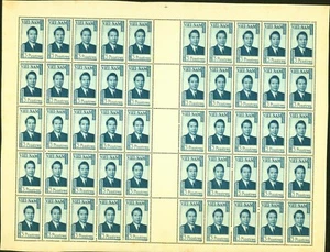 Sellos de Vietnam del Sur 1951 -MNH. Mi Nº: 69. Hoja de 50..........(EB) AR-06720 - Imagen 1 de 2