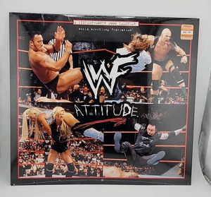 * WWF ATTITUDE WALL CALENDAR UNDERTAKER John Cena THE ROCK AUSTIN WWE AEW WcW - Picture 1 of 4