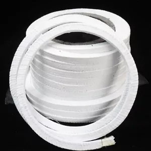 Gland packing /rope/braided Pure PTFE Sizes 4mm to 30mm Rope Shaft seal 1m long - Picture 1 of 9
