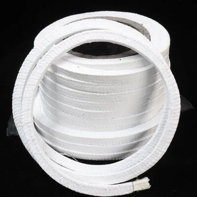 Gland packing /rope/braided Pure PTFE Sizes 4mm to 30mm Rope Shaft seal 1m long - Image 1 of 4