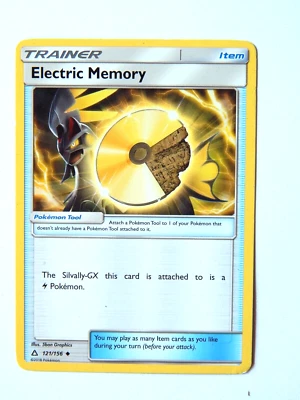Electric Memory 121/156 LP Pokemon TCG Card Ultra Prism 2018 ENG Item Uncommon - Image 1 of 2