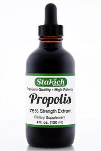 4 oz Propolis Extract 75% Tincture 100% Pure Natural Gluten Free Bee Raw Liquid - Picture 1 of 1