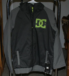 DC SHOES TROOP SKI JACKET YOUTH SIZE 14 GRAY/GREEN NEW WITH TAGS FREE SHIPPING - Picture 1 of 2