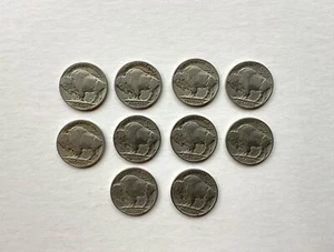 Lot of 10 Buffalo Nickels - Picture 1 of 2