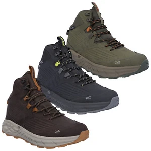 Hi-Tec Men Fuse Trek Waterproof Walking Boot Trail Hiking Lightweight Breathable - Picture 1 of 19