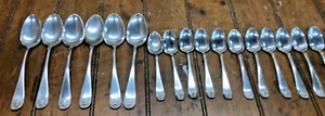 18 pc. Lot 1847 Rogers Bros Meriden Old Colony Flatware Serving & Dinner Spoons - Picture 1 of 4