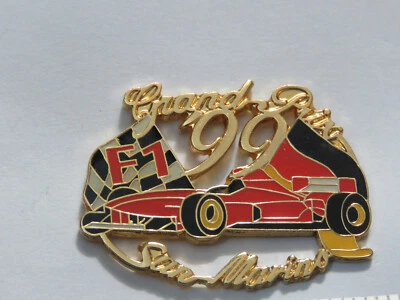 1999 Grand Prix San Marino Race Track F1 Racing Pin Hat Tack Lapel Pin - Image 1 of 2