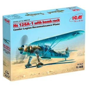 ICM 48213 Plastik Modellflugzeug Bausatz 1:48 Hs 126A-1 mit Bombenregal Condor Legion - Bild 1 von 13