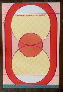 JOHN VAN HAMERSVELD SIGNED POSTER - KNOLL INT'L WEENIE ROAST - 1981. - Picture 1 of 1