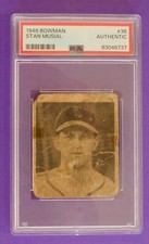 1948 Bowman Stan Musial RC Card (PSA-Authentic)