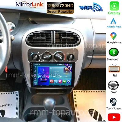9" Apple CarPlay Android 15 Wifi Stereo Radio GPS Navi For 2004-2005 Dodge Neon - Image 1 of 4
