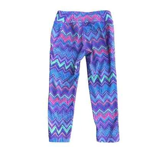 Kirkland Signature Girls Colorful Leggings Size 7/8 - Picture 1 of 5