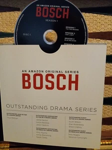 2015 BOSCH SEASON 1 Emmy FYC Promo DVD Set Amazon M. Connelly Titus Welliver - Picture 1 of 2