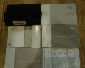 2012 Nissan Versa Owners Manual 12 Owner's book + case OEM - Picture 1 of 3