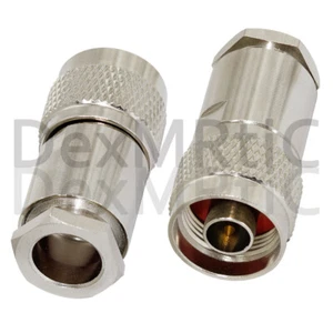 1PC N Clamp plug male RF coaxial connector for LMR400 RG8 RG213 - Picture 1 of 9