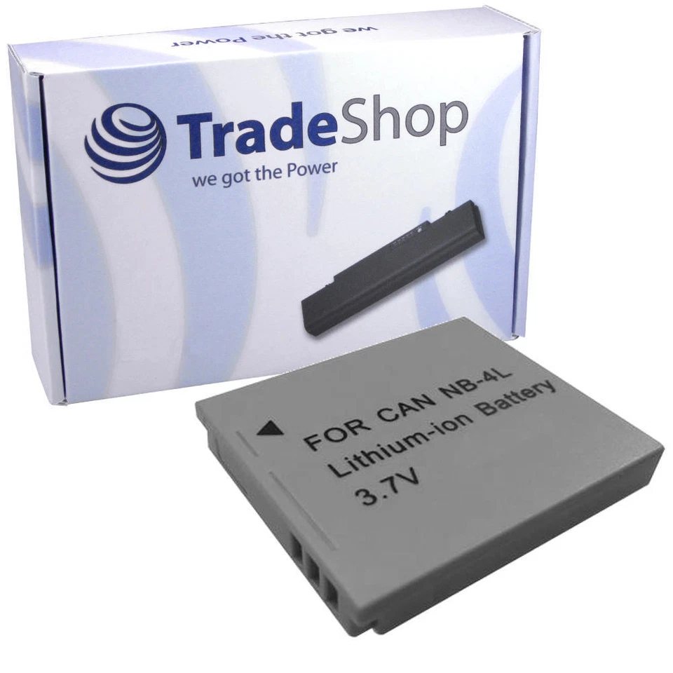 AKKU 850mAh für Canon Ixus 110 IS 110IS Ixus110 IS NB-4L NB4L - Bild 1 von 1