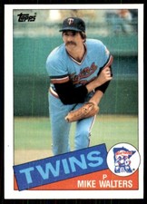 1985 Topps. Mike Walters Baseball Cards #187