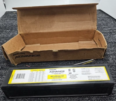 Philips ADVANCE RC-2S102-TP Balastro Arranque Rápido 120 VOLTIOS LÁMPARA Foto 1 de 4