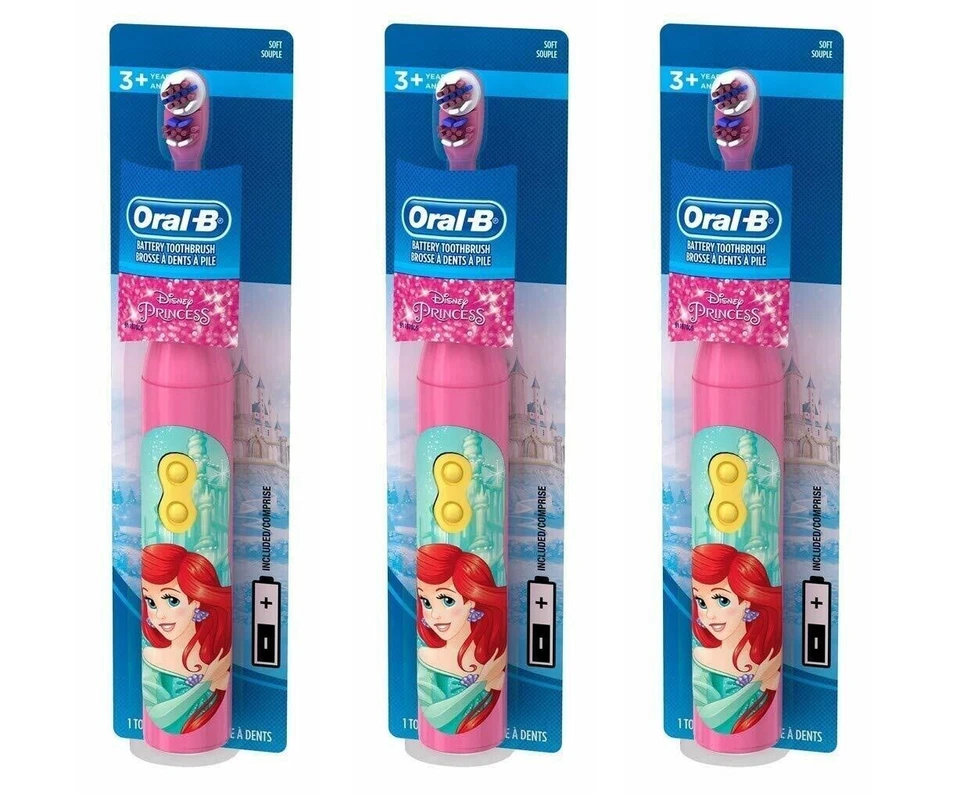 Cepillo de dientes BL Oral-B cabezal giratorio Princess Soft (batería) (54353)**PAQUETE DE 3** Foto 1 de 1
