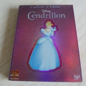 COFFRET 3 DVD WALT DISNEY TRILOGIE CENDRILLON 1 , 2 & LE SORTILEGE DE CENDRILLON - Foto 1 di 2