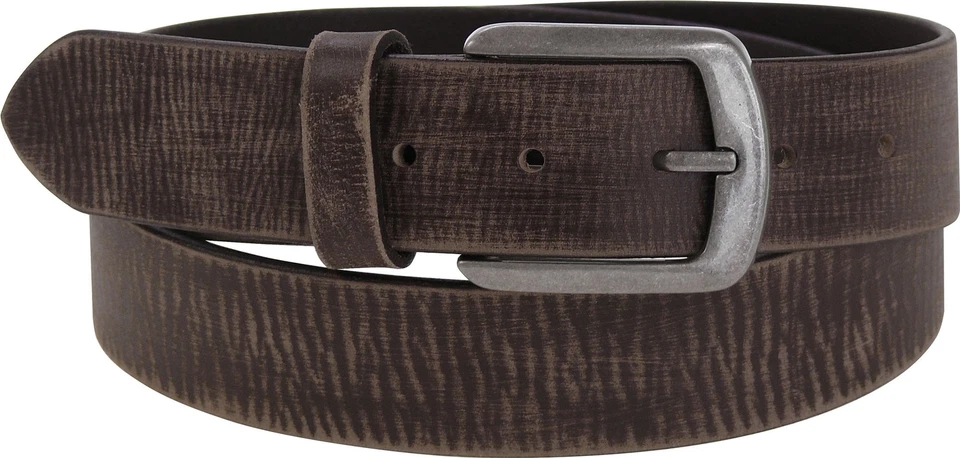 Ledergürtel Büffelleder mit Altsilberschließe  4 cm Vintage Gürtel  Jeansgürtel - Bild 1 von 1