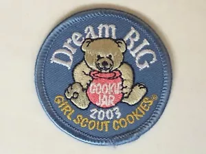 2003 Girl Scout Girls Dream Big Cookies Patch - Bild 1 von 1