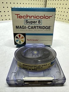 TECHNICOLOR SUPER 8 MAGI CARTRIDGE ~ MONTMARTRE LES GIRLS #1  ~ RARE VINTAGE!! - Picture 1 of 5