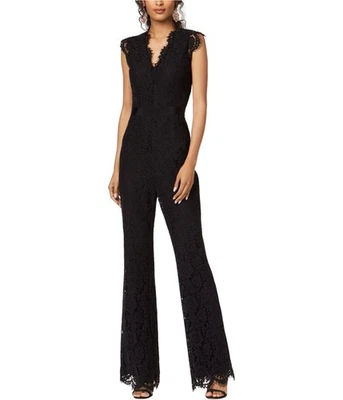 Rachel Zoe Womens Irys Jumpsuit, black, 4 - Image 1 of 2