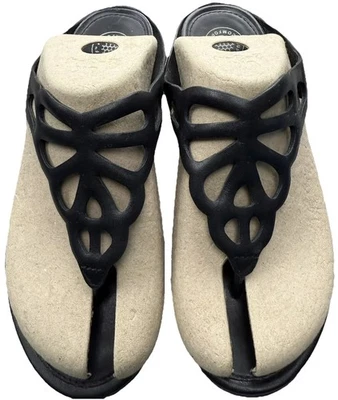 Sandalias Fitflop Banda Bumble Toe-post de cuero negras - Talla UK 3 Foto 1 de 4