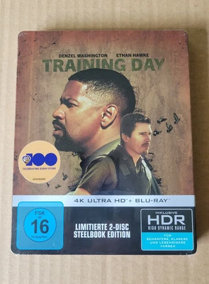 TRAINING DAY - Steelbook 4K UHD + BLU-RAY - NEU & OVP - Deutsche VK-Version - Bild 1 von 2