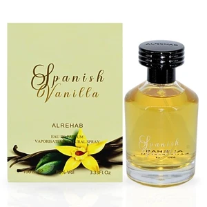 Al Rehab Spanish Vanilla Eau de Parfum Spray für Unisex, 3,33 flüssige Unzen (100 ml) - Bild 1 von 6