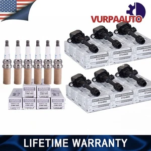 6Set Ignition Coil UF349 & Spark Plug For Nissan Altima Maxima Quest Murano 3.5L - Picture 1 of 9