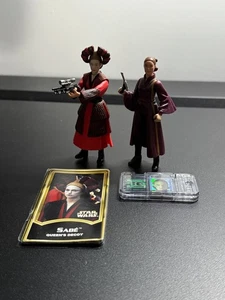 Star Wars Phantom Menace Sabe & Queen Amidala Lot of 2 - Picture 1 of 7
