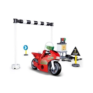 Rennmotorrad (60 Teile) , Spielset, Klemmbausteine, City, mit Spielfigur, Stadtl - Picture 1 of 4