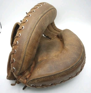 Vintage SPALDING 42-723 Tom Haller 34" Catcher's Mitt Baseball Glove RHT  - Picture 1 of 7