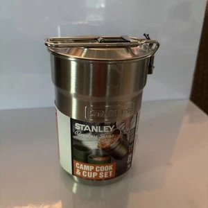 Stanley Adventure Camp Cook Set with Insulated Cups - Stainless Steel -24 oz. - Picture 1 of 4
