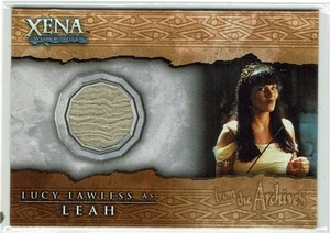 Xena Beauty & Brawn Costume Material Relic Card C8 Lucy Lawless as Leah - Picture 1 of 2