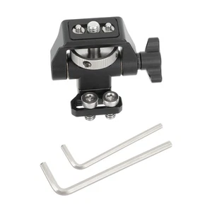 Aluminum Alloy Rotating Camera Mount Support For 1/4 Screw Surveillances Systems - Picture 1 of 8