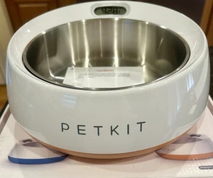 New Pet Life PETKIT FRESH METAL Smart Digital Pet Bowl - White (di) - Picture 1 of 11