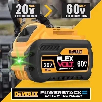 🔋Batteria originale DeWalt DCB609 FLEXVOLT 9Ah - OEM - confezione singola/2/3 + caricatore