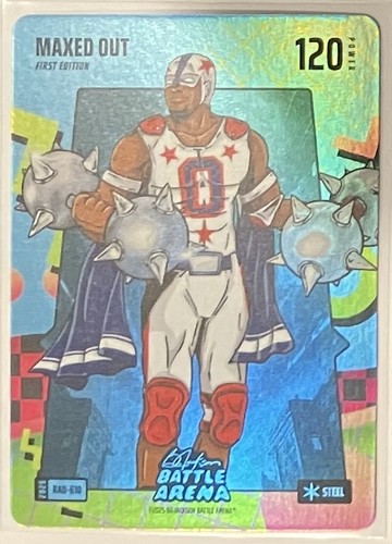 2026 Bo Jackson Battle Arena MAXED OUT Rad Steel Foil 1st Edition Card #RAD-610