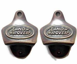 2 LAND ROVER car wall Bottle Opener solid pure brass works screw heavy - Picture 1 of 12