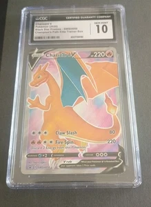 Charizard V SWSH050 SWSH: Sword & Shield Promo Cards Holo CGC 10 - Picture 1 of 2