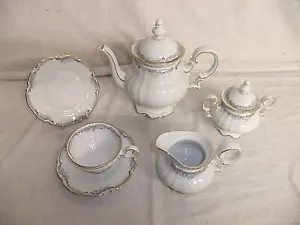 Hutschenreuther Bavaria - Sylvia - gilded embossed Baroque style porcelain 8F1C - Picture 1 of 9