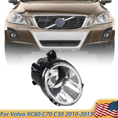 Right Fog Light Lamp 30796681 Passenger Side For 2010-2013 Volvo XC60 C70 C30 - Image 1 of 4